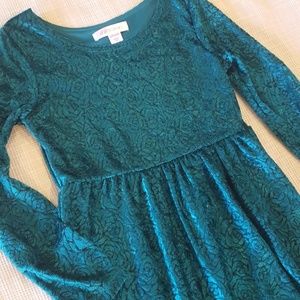 Girl's Velvet Dress